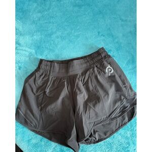 Lululemon Peloton Hotty Hot High-Rise Lined Shorts Black Athletic Running 6